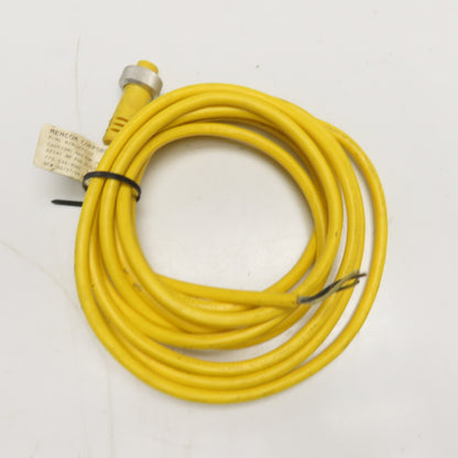 Mencom MIN-3FPX-12 3-Pole Female Straight 12ft Single Ended Cable 8A 300V