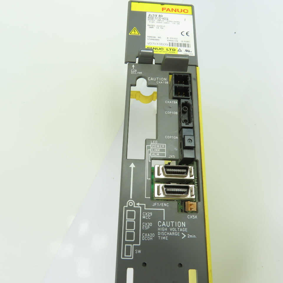 Fanuc A06B-6130-H004 BiSV 80 Servo Drive Plastic COVER ONLY