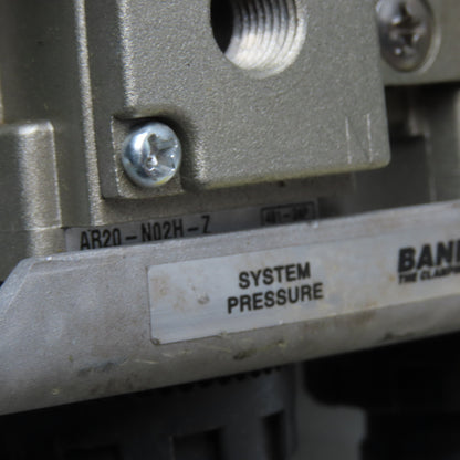 SMC AR20-N02H-Z BAND-IT Clamping System Dual Air Pressure Regulator Assembly