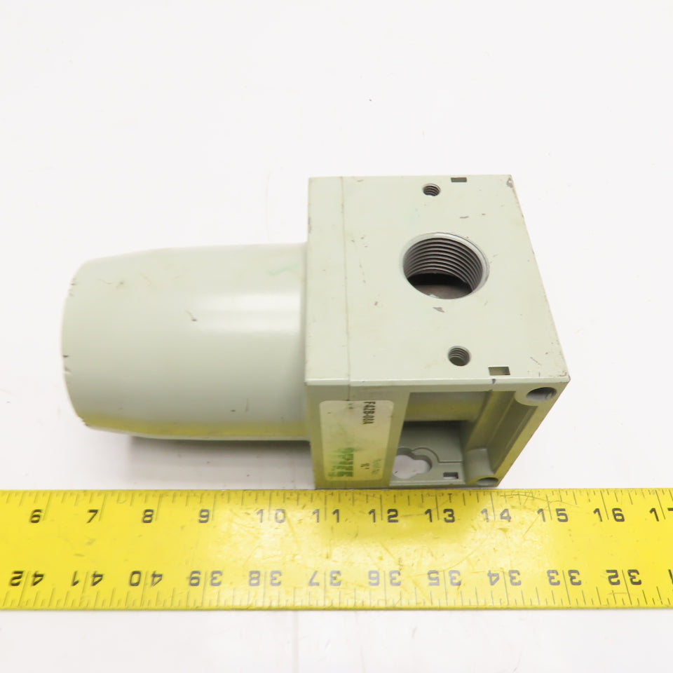 Numatics F42B-08A High Flow Air Line Filter Assembly 1" NPT Used