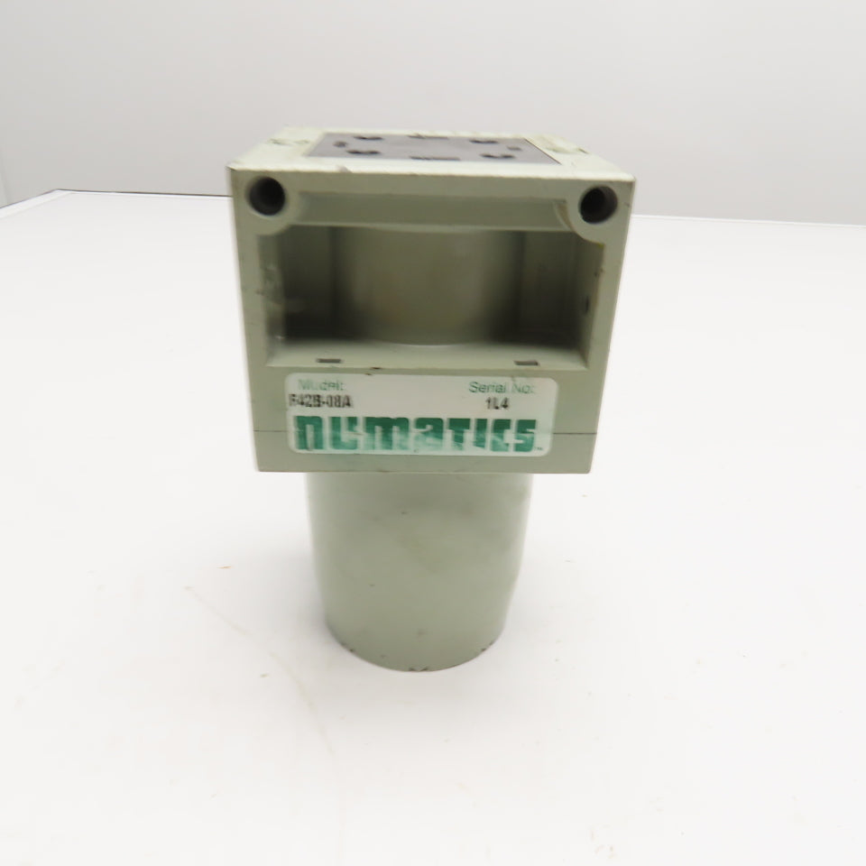 Numatics F42B-08A High Flow Air Line Filter Assembly 1" NPT Used