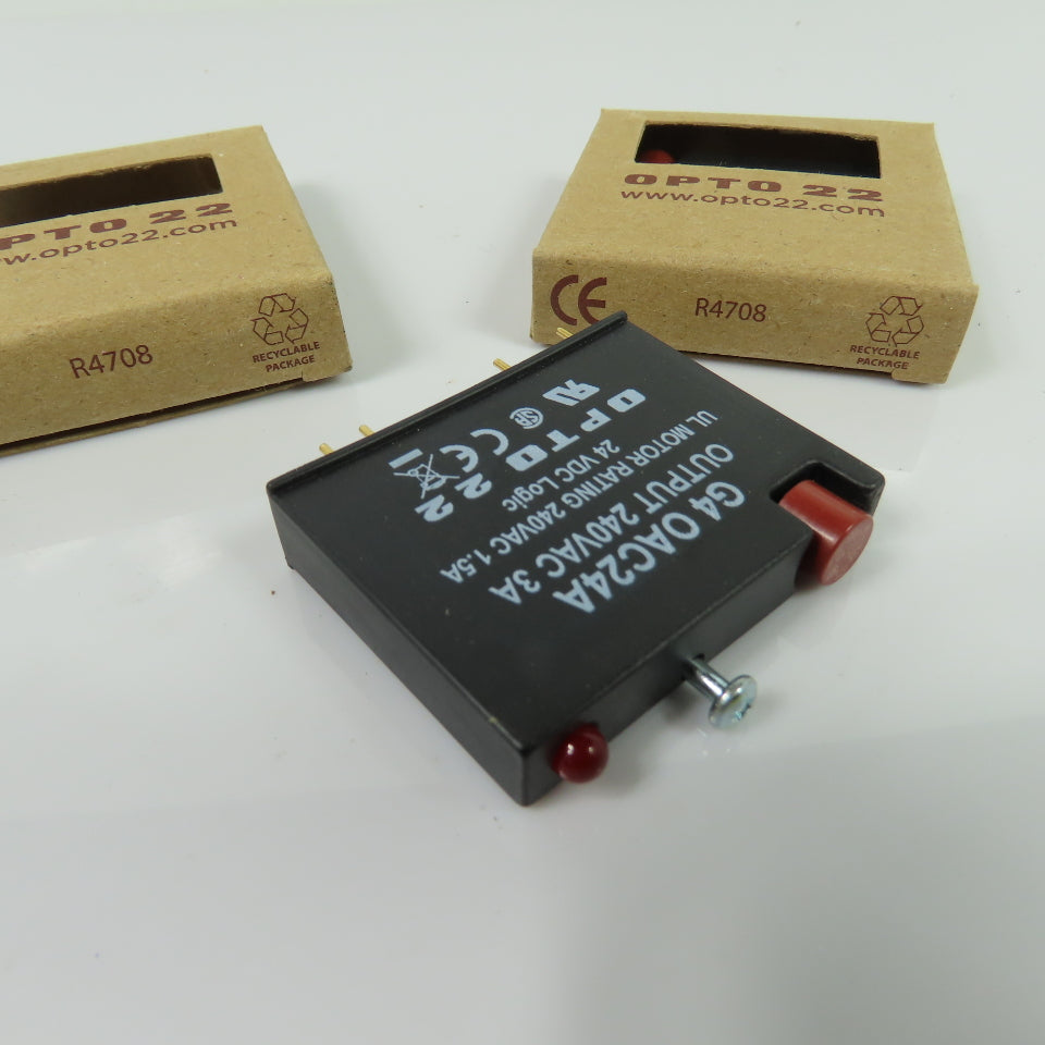Opto 22 G4OAC24A AC Output Module 240VAC 3A 24VDC Logic Lot Of 2