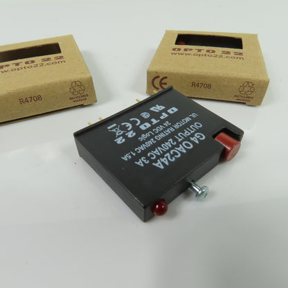 Opto 22 G4OAC24A AC Output Module 240VAC 3A 24VDC Logic Lot Of 2