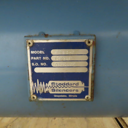 Stoddard Silencers PC13-3 Horizontal Vacuum System Chamber Silencer