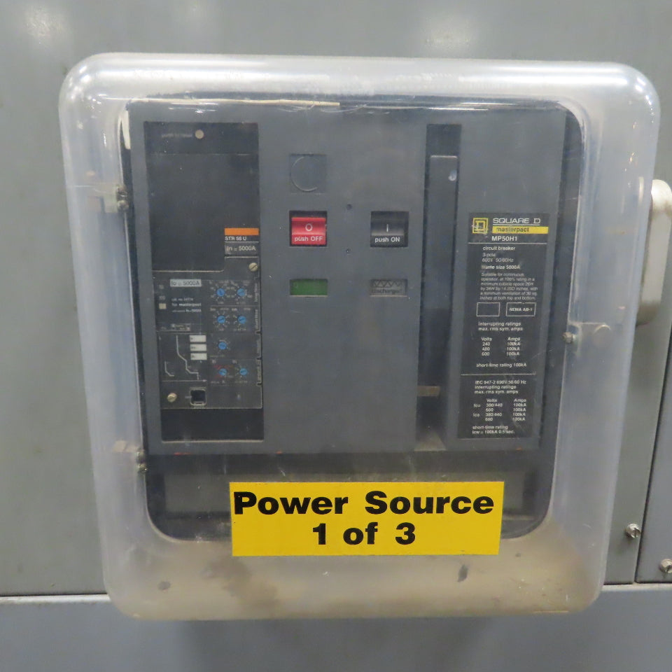 Square D QED 5000A Power Style Switchboard 480Y/277V 3Ph 4W