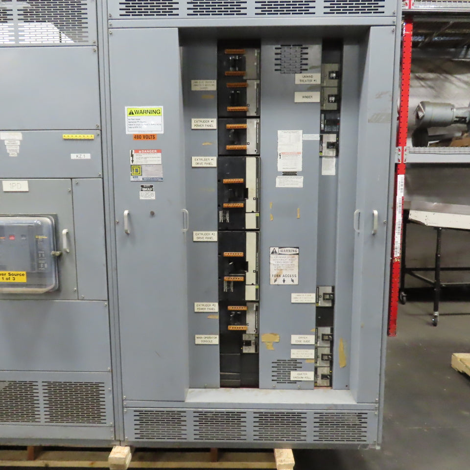 Square D QED 5000A Power Style Switchboard 480Y/277V 3Ph 4W