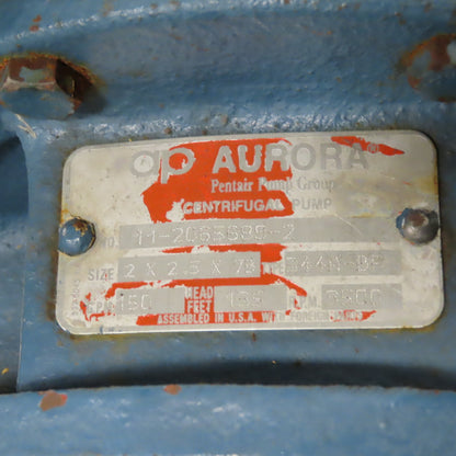Aurora 344A-BF 10Hp 150l/Min 208-230/460V 3Ph Horizontal Centrifugal Pump
