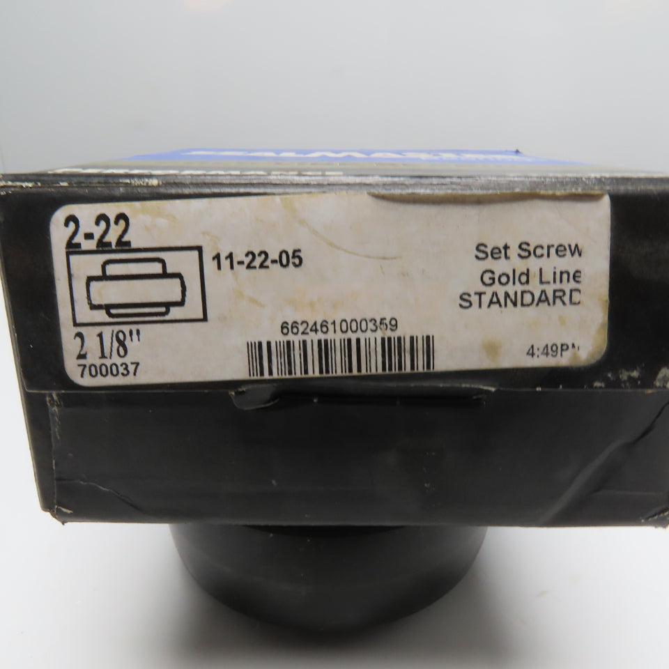 Sealmaster 700037 2-22 2-1/8" Set Screw Gold Line Standard Bearing Insert