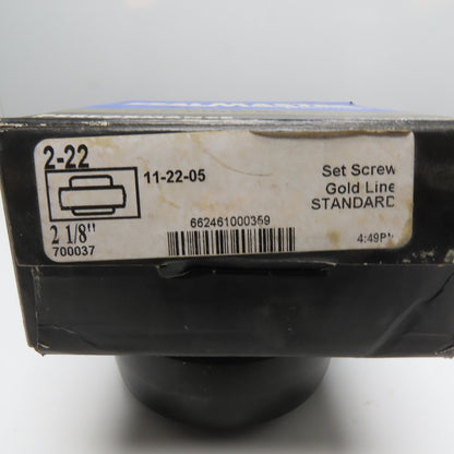 Sealmaster 700037 2-22 2-1/8" Set Screw Gold Line Standard Bearing Insert