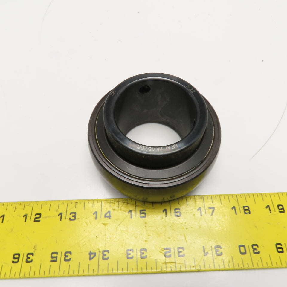 Sealmaster 700037 2-22 2-1/8" Set Screw Gold Line Standard Bearing Insert