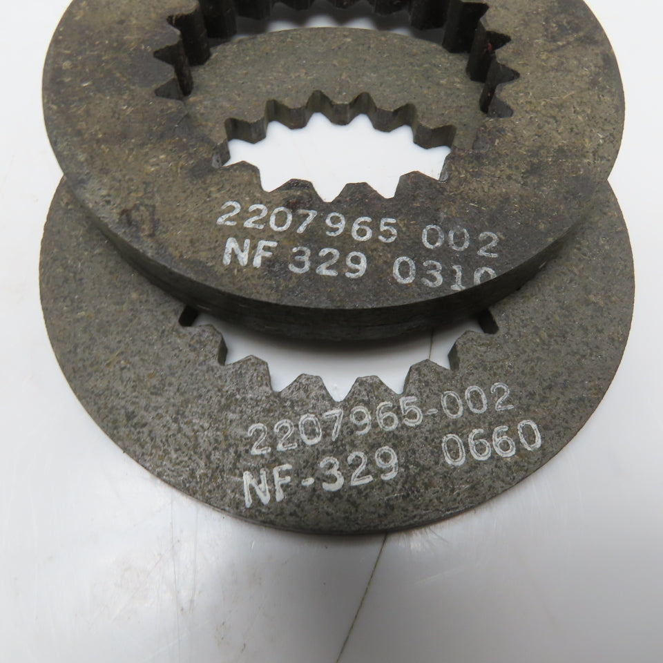 2207965  Internal Spline Friction Discs NF 329 NF 610 Lot of 4