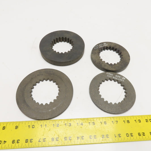 2207965  Internal Spline Friction Discs NF 329 NF 610 Lot of 4