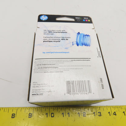 HP T0A39AN 902XL/902 4-Pack Ink Cartridges Black 902XL Cyan Magenta Yellow 902