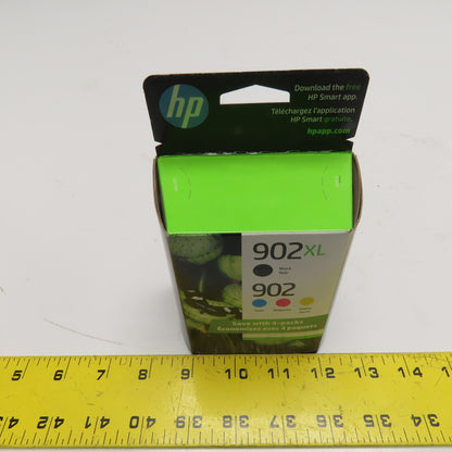 HP T0A39AN 902XL/902 4-Pack Ink Cartridges Black 902XL Cyan Magenta Yellow 902