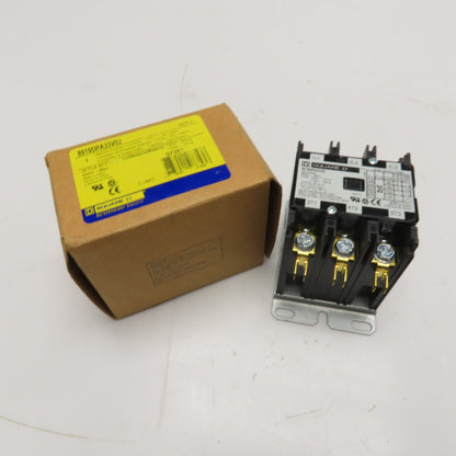Square D 8910DPA33V02 3-Pole Definite Purpose Contactor 120VAC Coil 30 FLA 40A