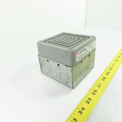 Federal Signal Model 350 Vibratone Horn 120VAC 0.22A Ser B1