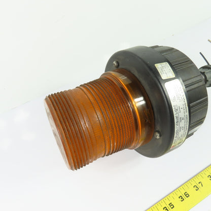 Federal Signal AV1 Amber Audio / Visual Light 120VAC 60Hz 0.27A