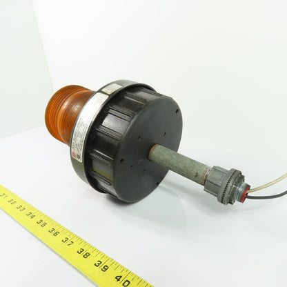 Federal Signal AV1 Amber Audio / Visual Light 120VAC 60Hz 0.27A