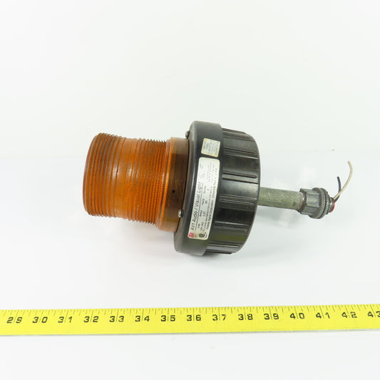 Federal Signal AV1 Amber Audio / Visual Light 120VAC 60Hz 0.27A