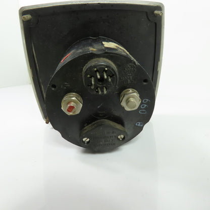 General Electric A-C Amperes Panel Meter 0-20A