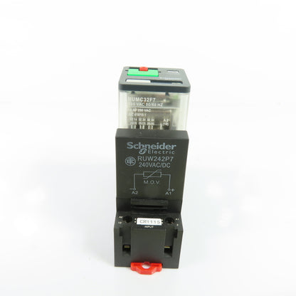 Schneider Electric RUMC32F7 Universal Relay 10A 120VAC W/ RUZSC3M Socket