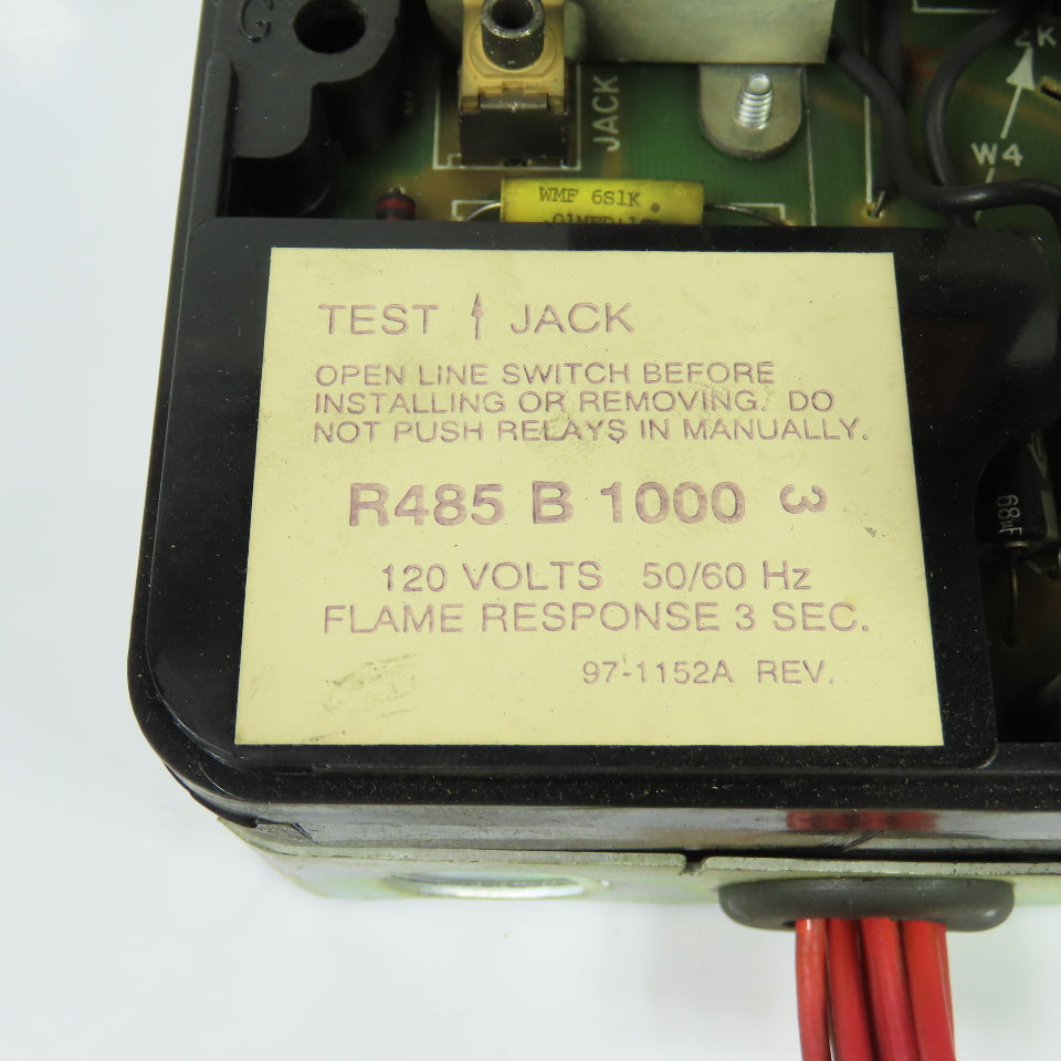 Honeywell R485B1000 Protectorelay Flame Control Relay 120V 3s Response