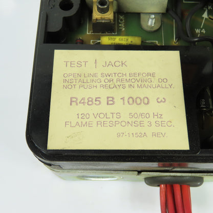 Honeywell R485B1000 Protectorelay Flame Control Relay 120V 3s Response