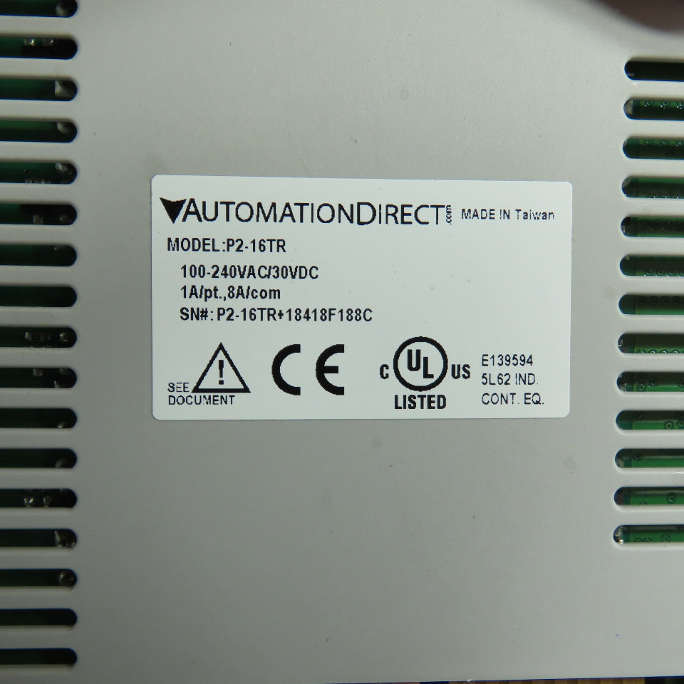 Automation Direct P2-16TR Productivity2000 16-Point Relay Output Module 240VAC