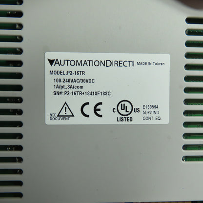 Automation Direct P2-16TR Productivity2000 16-Point Relay Output Module 240VAC