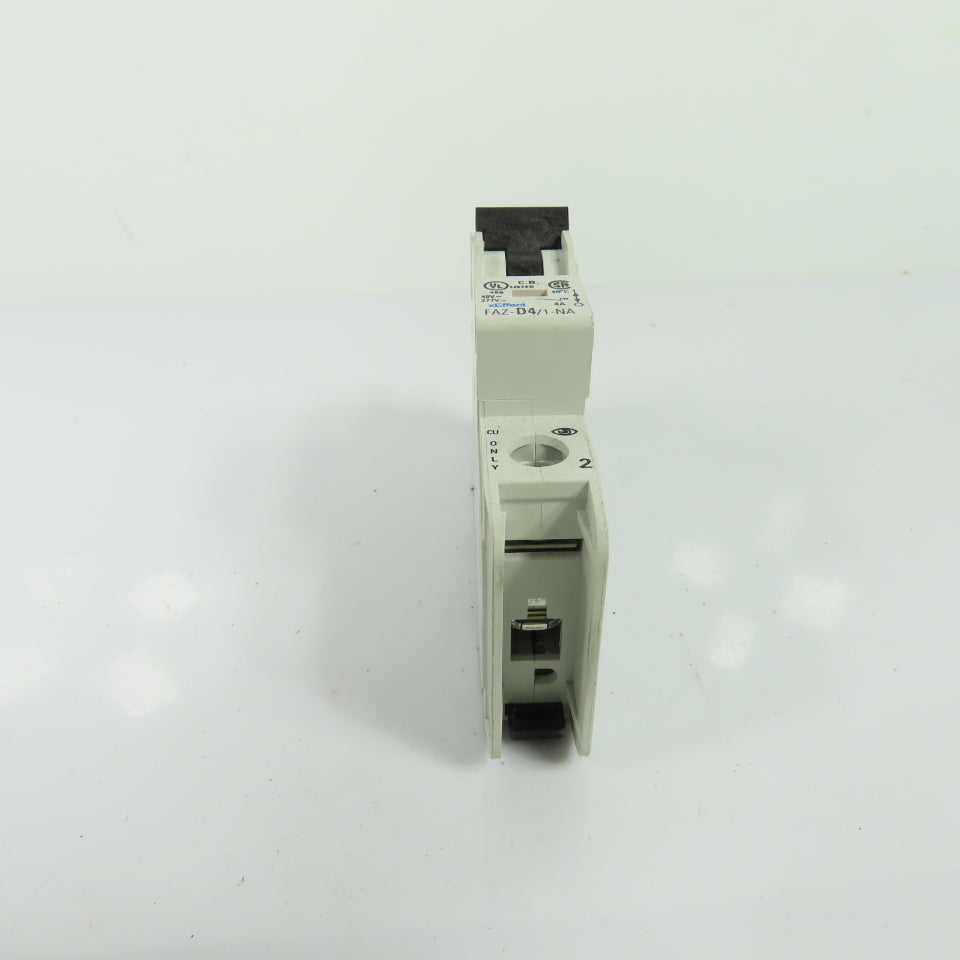 Eaton FAZ-D4/1-NA 4A 1Ph Circuit Breaker 277VAC 48VDC