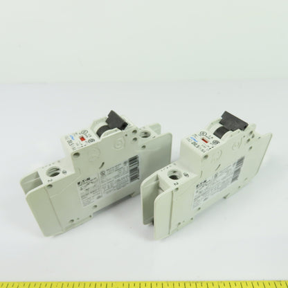 Eaton FAZ-D0,5/1-NA Circuit Breaker 0.5A 1-Pole 277VAC 48VDC Lot Of 2