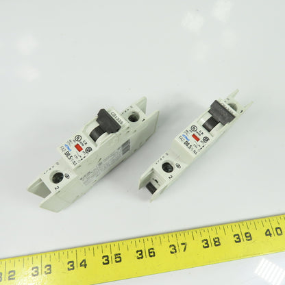 Eaton FAZ-D0,5/1-NA Circuit Breaker 0.5A 1-Pole 277VAC 48VDC Lot Of 2