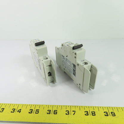 Eaton FAZ-D0,5/1-NA Circuit Breaker 0.5A 1-Pole 277VAC 48VDC Lot Of 2