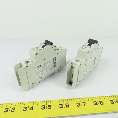 Eaton FAZ-D8/1-NA Circuit Breaker 1-Pole 8A 277VAC 48VDC Lot Of 2