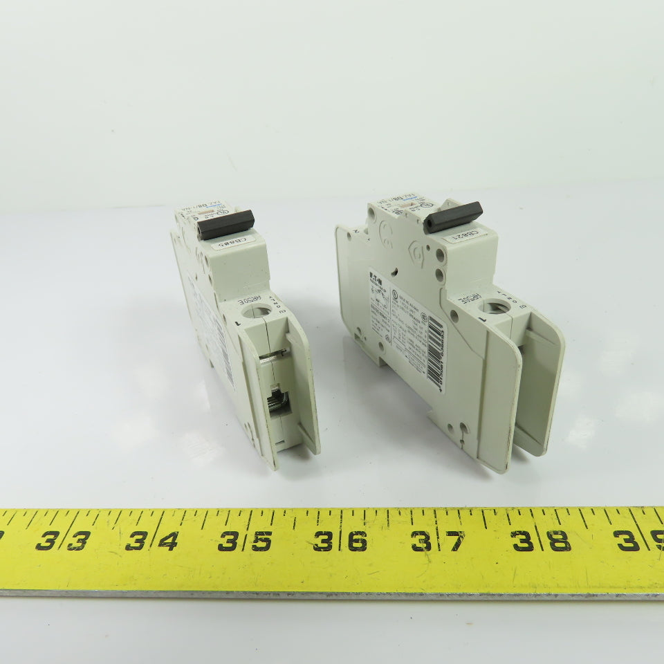 Eaton FAZ-D8/1-NA Circuit Breaker 1-Pole 8A 277VAC 48VDC Lot Of 2