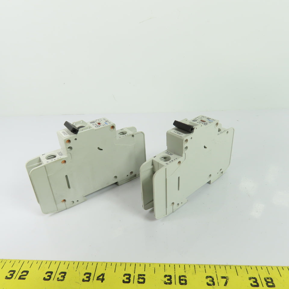 Eaton FAZ-D8/1-NA Circuit Breaker 1-Pole 8A 277VAC 48VDC Lot Of 2