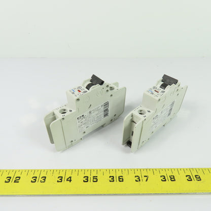 Eaton FAZ-D8/1-NA Circuit Breaker 1-Pole 8A 277VAC 48VDC Lot Of 2