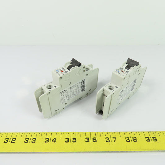 Eaton FAZ-D8/1-NA Circuit Breaker 1-Pole 8A 277VAC 48VDC Lot Of 2