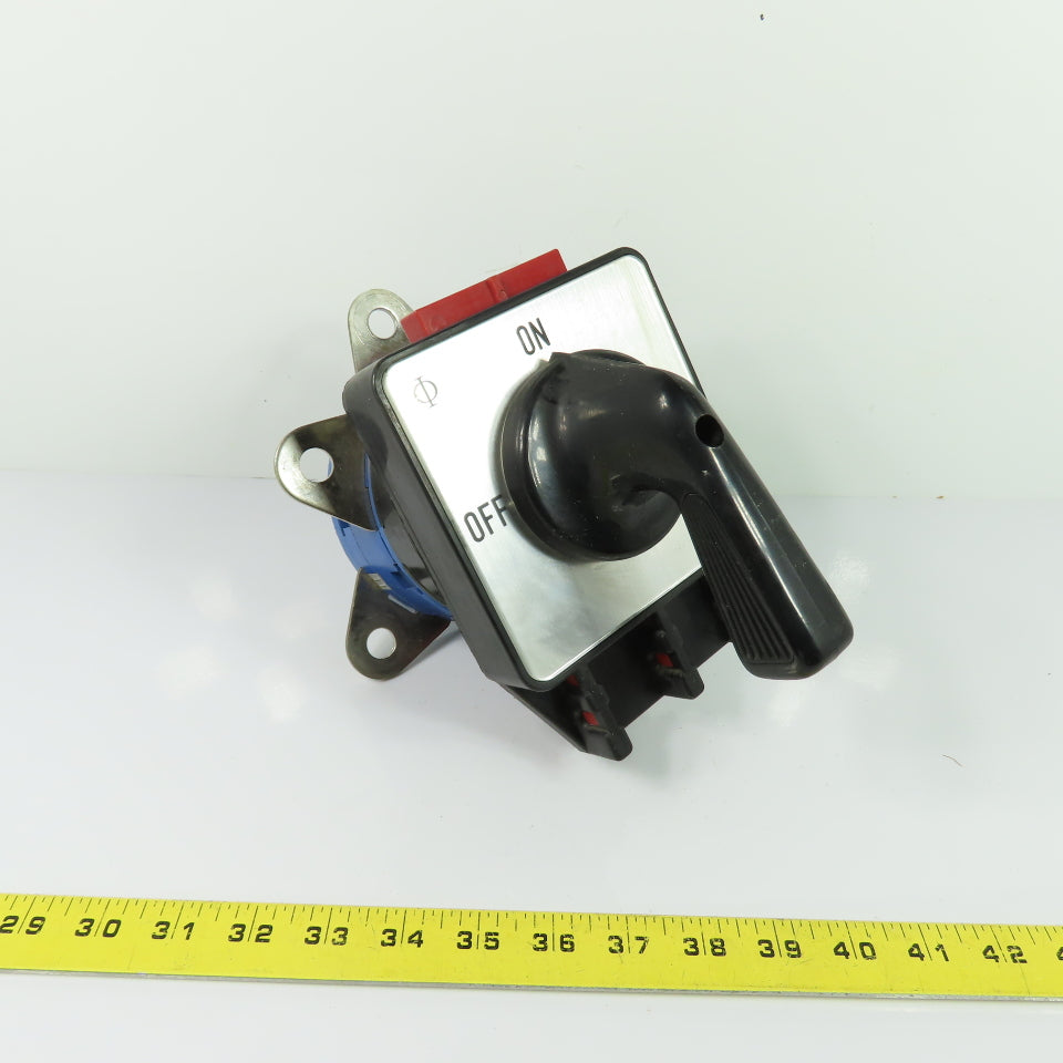 Kraus & Naimer X400 400A 600VAC Rotary Cam ON-OFF Switch
