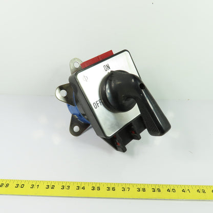 Kraus & Naimer X400 400A 600VAC Rotary Cam ON-OFF Switch
