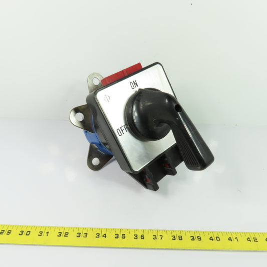 Kraus & Naimer X400 400A 600VAC Rotary Cam ON-OFF Switch