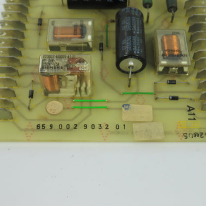 Siemens 65 9 002 9032 01 Industrial Relay Terminal Circuit Board 24V Relays