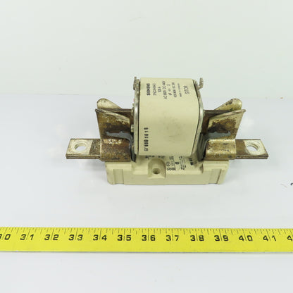Siemens 3NC8434-3 SITOR Semiconductor Fuse 500A 660VAC 440VDC W/ 3NH7420 Base