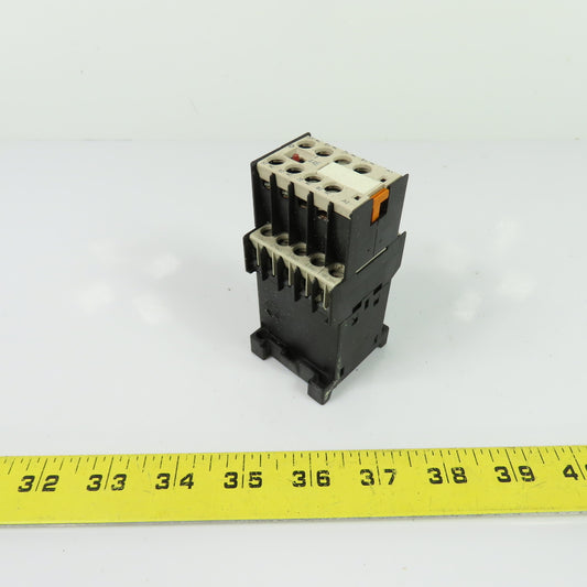 Siemens 3TH2040-0AK6 4-Pole Control Relay W/ 3TX4404-0A Auxiliary 110/120V Coil