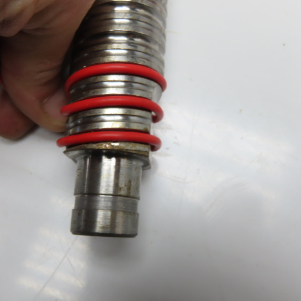 Rexroth 1-1/4" OD Single Start 3/8" Lead Ball Screw 43-1/2" OAL 39" Screw Length