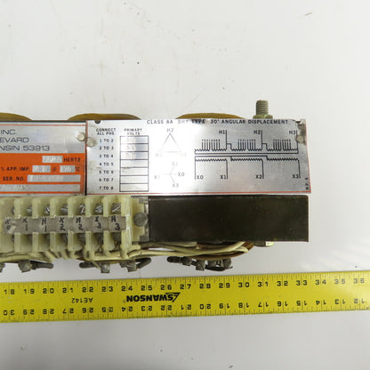 NECO Hammond DGP 2KVA 3-Phase Dry Type Transformer 460V to 380Y/219V