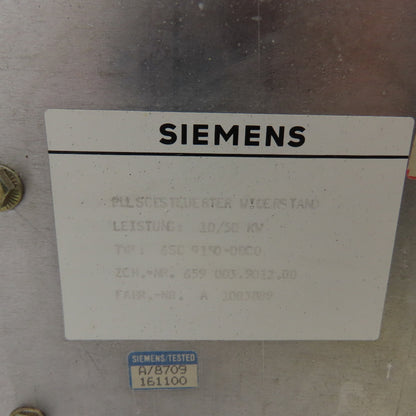 Siemens 6SC9150-0BC0 Pulsgesteuerter Widerstand Resistor Controller 10/50 kW
