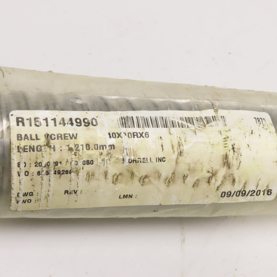 Rexroth 40mm OD Single Start 10 Lead Ball Screw 1210mm