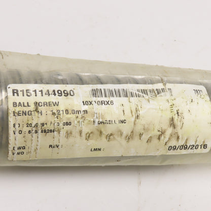Rexroth 40mm OD Single Start 10 Lead Ball Screw 1210mm