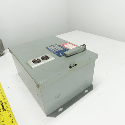Square D SK5271W Transformer Disconnect 2kVA 230/460V to 115V 2000VA @60Hz